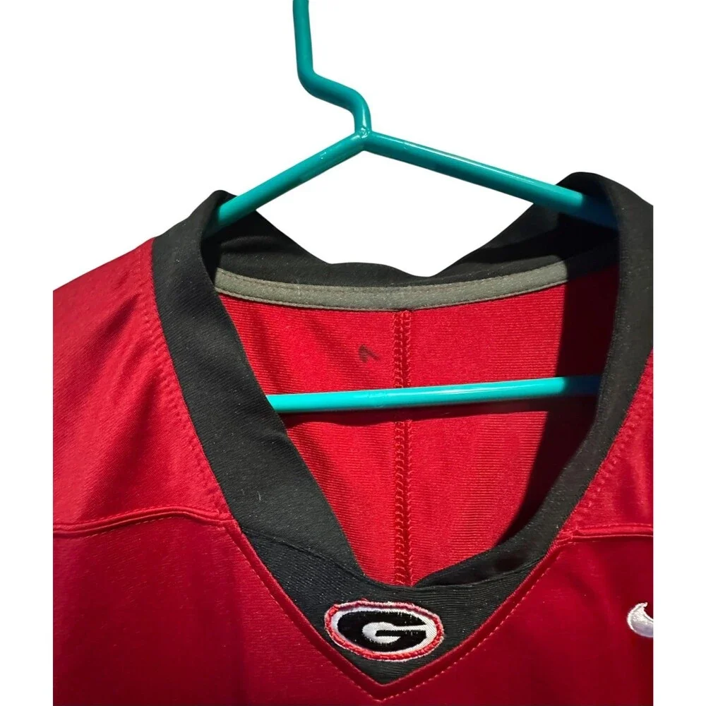 Nike Team Georgia Bulldogs #7 Matthew Stafford Football Jersey Red Adult Medium
